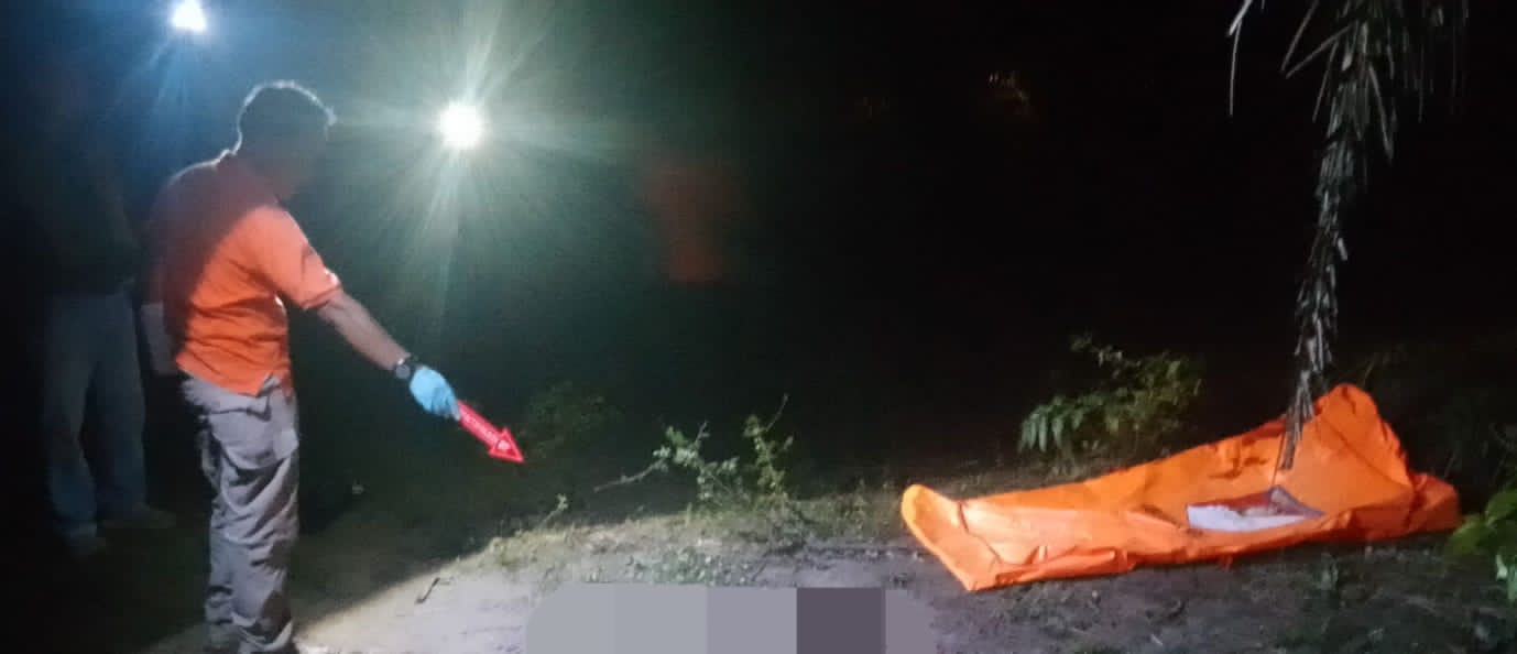 Polres Tebing Tinggi Gelar Penyelidikan Mayat Mr X Diduga Pelaku Pencurian Ternak yang Tewas Dimassa 