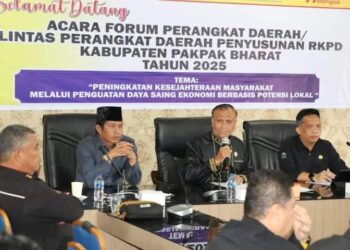 Wabup H Mutsyuhito Solin Membuka Rapat Forum Perangkat Daerah Penyusunan RKPD Kabupaten Pakpak Bharat Tahun 2025