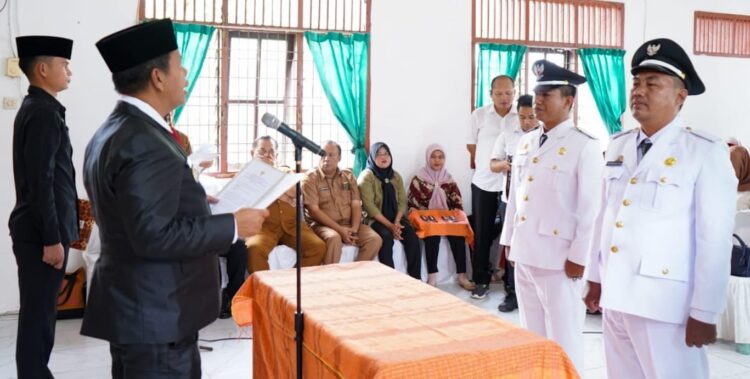 Lantik Pangulu Nagori Sinumbah dan  Nagori Lingga, Bupati Simalungun: "Mengabdi lah Buat Masyarakat Kita"