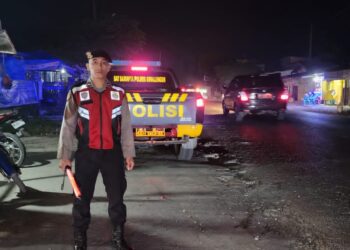 Patroli Perintis Presisi Polres Simalungun, Jaga Ketertiban Jelang Perhitungan Suara KPU Hasil Pemilu 2024