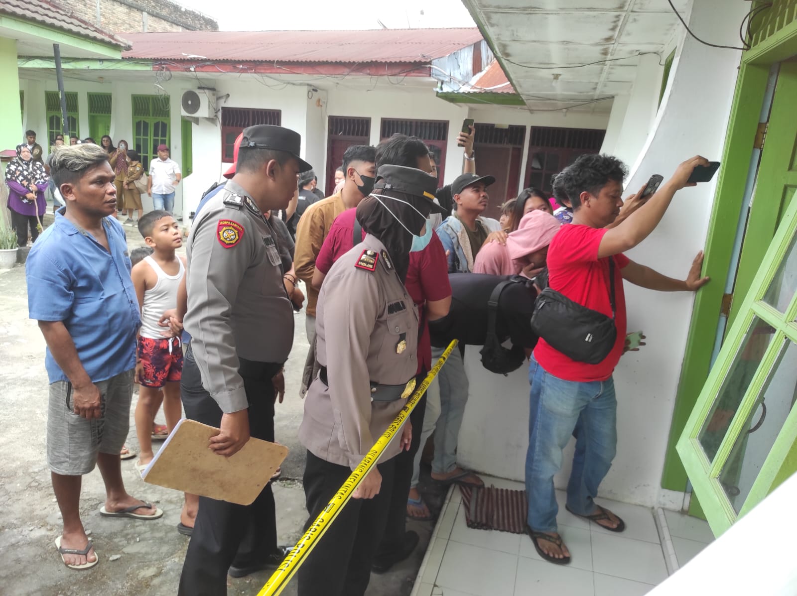 Kos Lokasi Penemuan Jasad Guru SD