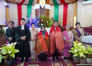 Wali Kota Siantar Hadiri Perayaan Syukuran Awal Tahun dan Orientasi Pelayanan Tahun 2024 Tahun Oikumene Inklusif di HKBP Resort Martoba 