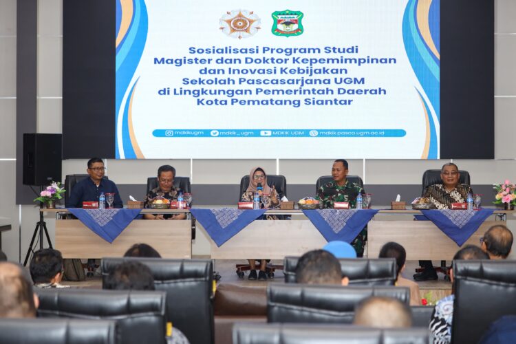 Wali Kota Membuka sosialisasi Prodi Magister dan Doktor Kepemimpinan dan Inovasi Kebijakan di Pemko Pematangsiantar