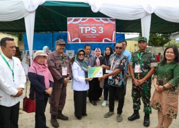 Wali Kota Siantar dan Unsur Forkopimda Monitoring Pelaksanaan Pemungutan Suara di Sejumlah TPS