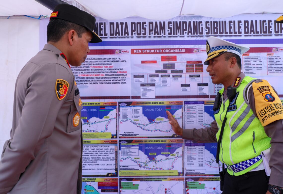Wakapolda Sumut Tinjau Pos Pengamanan Event F1 Powerboat Danau Toba Wakapolda Sumut Tinjau Pos Pengamanan Event F1 Powerboat Danau Toba