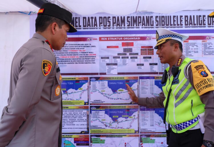 Wakapolda Sumut Tinjau Pos Pengamanan Event F1 Powerboat Danau Toba