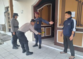 Polres Sibolga Laksanakan Pengamanan Sistem 3 Ring Rapat Pleno KPU Pemilu 2024