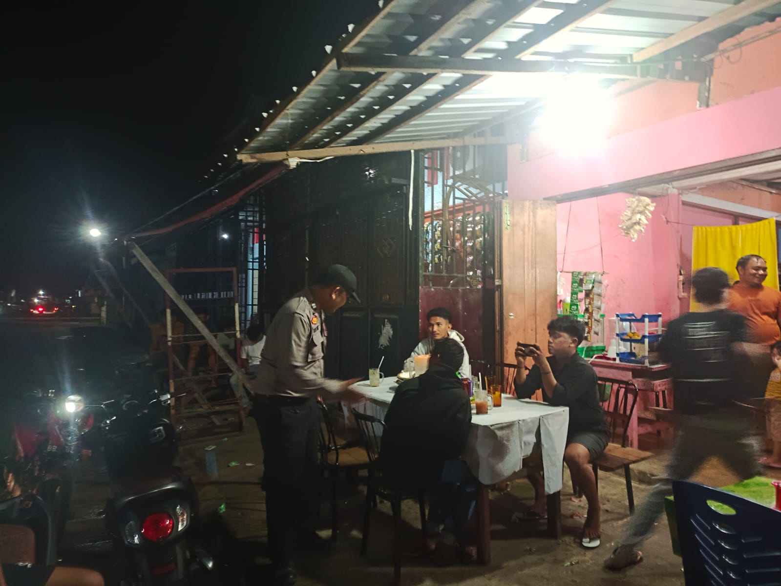 Rapat Pleno KPU Sibolga Usai, Polres Sibolga Tetap Laksanakan Patroli Dialogis
