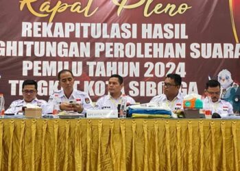 Rapat Pleno KPU Sibolga,  Ini 20 Caleg Yang Berpeluang Lolos DPRD Sibolga Periode 2024-2029