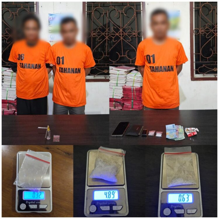 Ungkap Pesta Sabu Di Penginapan, Polres Simalungun Ringkus 3 Pelaku