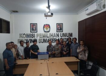Polres Pematang Siantar Kawal Penyerahan Hasil Suara Pemilu 2024 Tingkat Kota Ke KPU Sumut