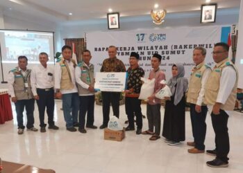 Wabup Pakpak Bharat Hadiri Raker Wilayah Yayasan Baitul Mal PLN Unit Induk Distribusi Sumut