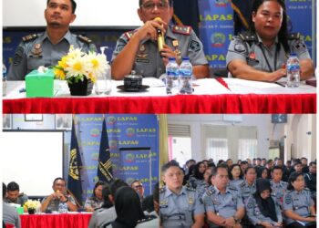 Kalapas Kelas IIA Pematang Siantar Pimpin Rapat Dinas Guna Satukan Persepsi Menuju WBK 2024