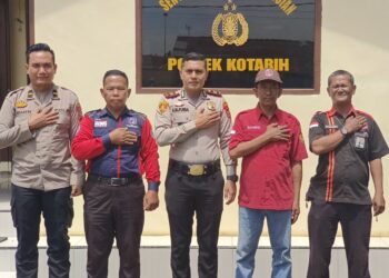 Sinergitas Polsek Kotarih Bersama Wartawan, Guna Dukung Ciptakan Kamtibmas Kondusif