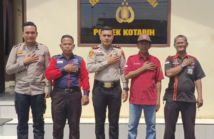 Sinergitas Polsek Kotarih Bersama Wartawan, Guna Dukung Ciptakan Kamtibmas Kondusif