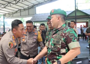 Kapolres Pematangsiantar Hadiri Syukuran Peringatan HUT ke 74 Rindam 1/BB