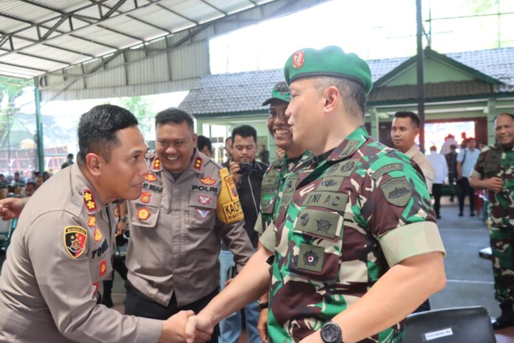 Kapolres Pematangsiantar Hadiri Syukuran Peringatan HUT ke 74 Rindam 1/BB
