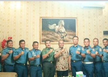 Pj Bupati Tapteng Terima Kunjungan Danlanal Sibolga Letkol Laut (P) Robiyanto