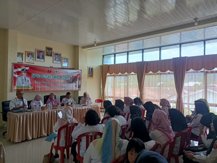 Dinas Kesehatan Propinsi Lampung Monitoring Evaluasi Dan Program Seksi Kesga dan Gizi Tahun 2024 di Puskesmas Kenali