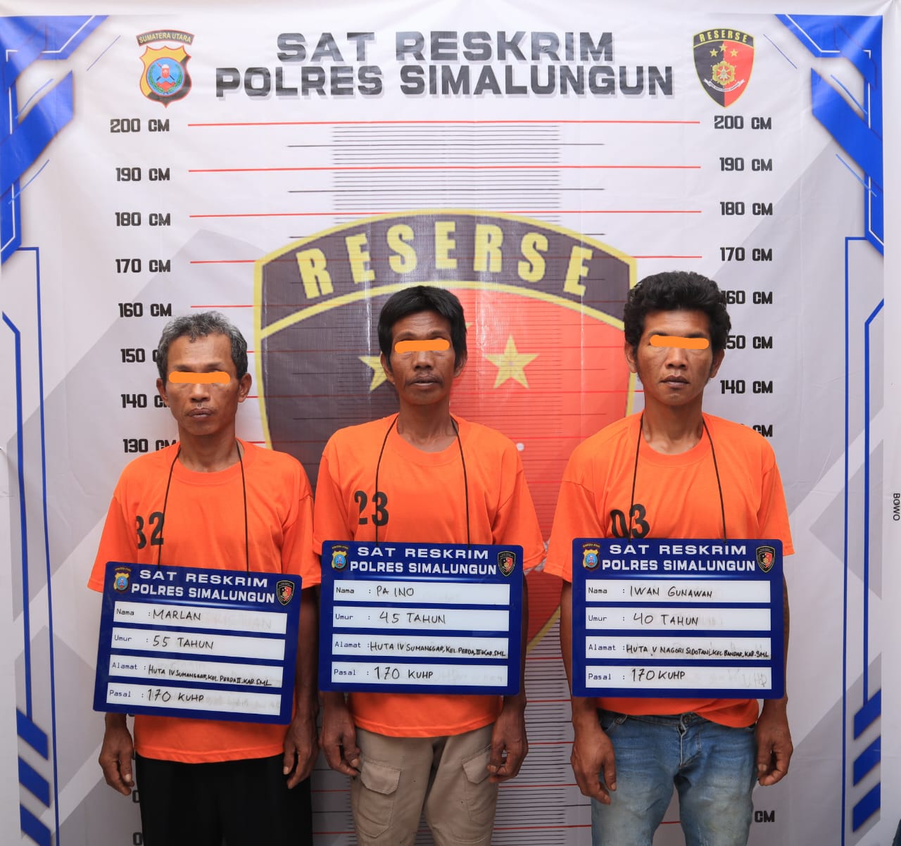 Polres Simalungun Ringkus Pelaku Pencurian Sawit dan Penyerangan Bom Molotov di Perkebunan PT Lonsum 