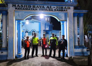 Jaga Sitkamtibmas Di bulan Puasa, Polres Sibolga Laksanakan Patroli dan Pengamanan Di Masjid