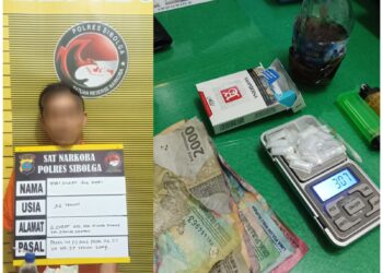 Pemilik 18 Paket Sabu Diciduk Tim Opsnal Resnarkoba Polres Sibolga