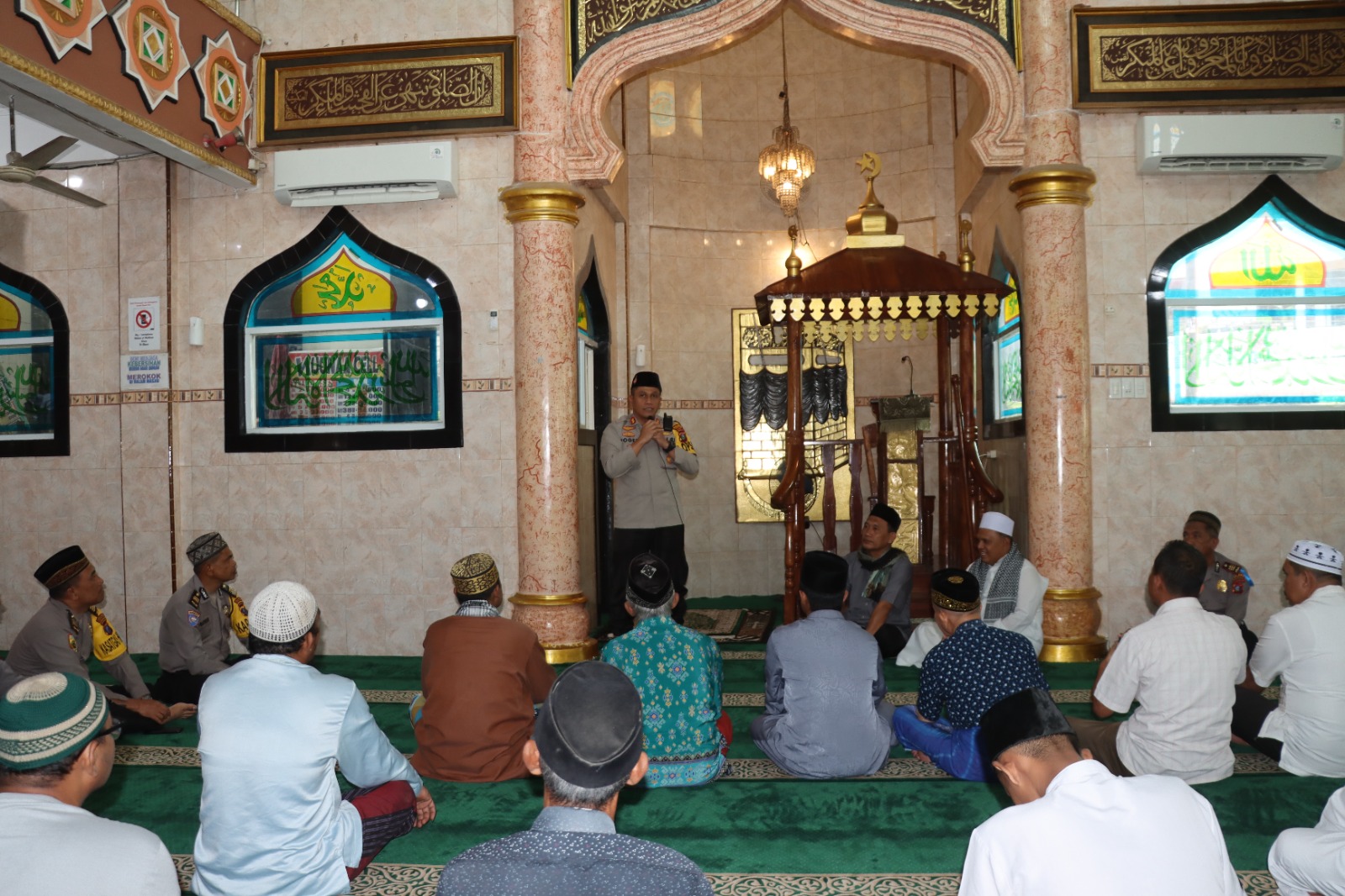 Bulan Ramadhan, Kapolres Pematangsiantar Safari Jumat di Masjid A-Hanif