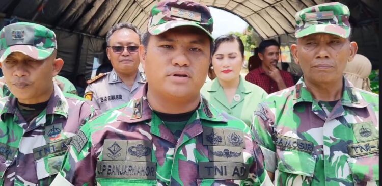 Korban Kebakaran Di Sibolga Mendapat Bantuan Sembako Dan Seragam Sekolah Dari Dandim 0211/TT