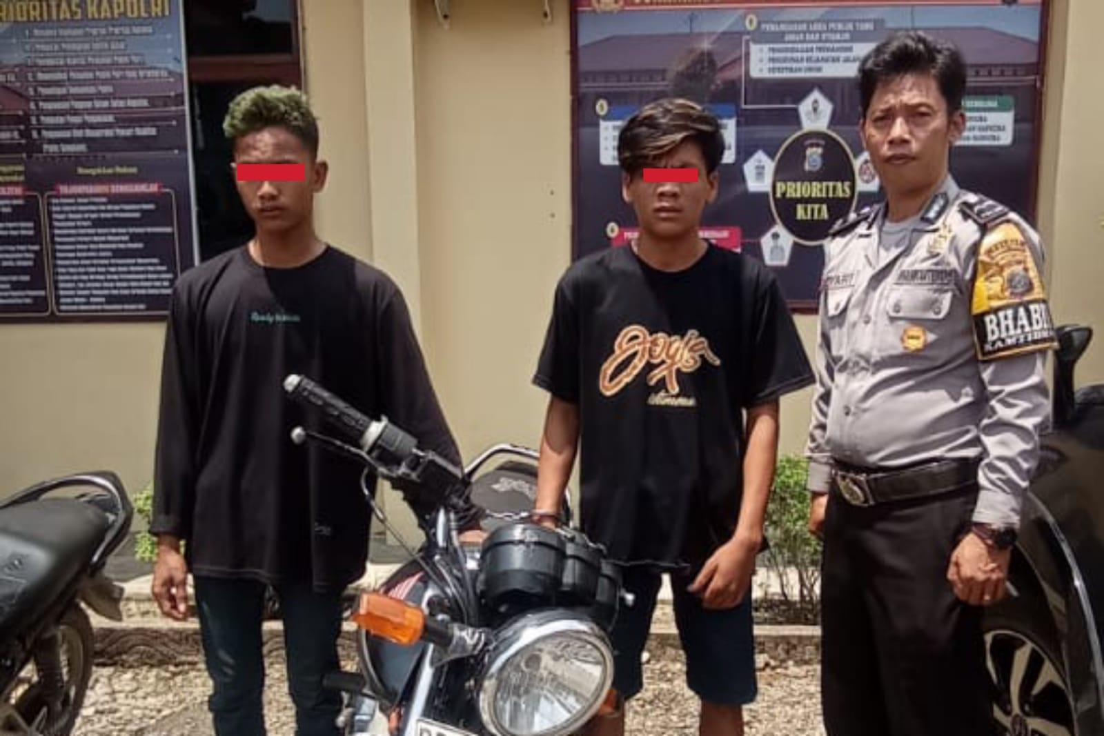 Pelaku Curanmor Diciduk Personil Polres Tapteng Dari Desa Saragih Timur