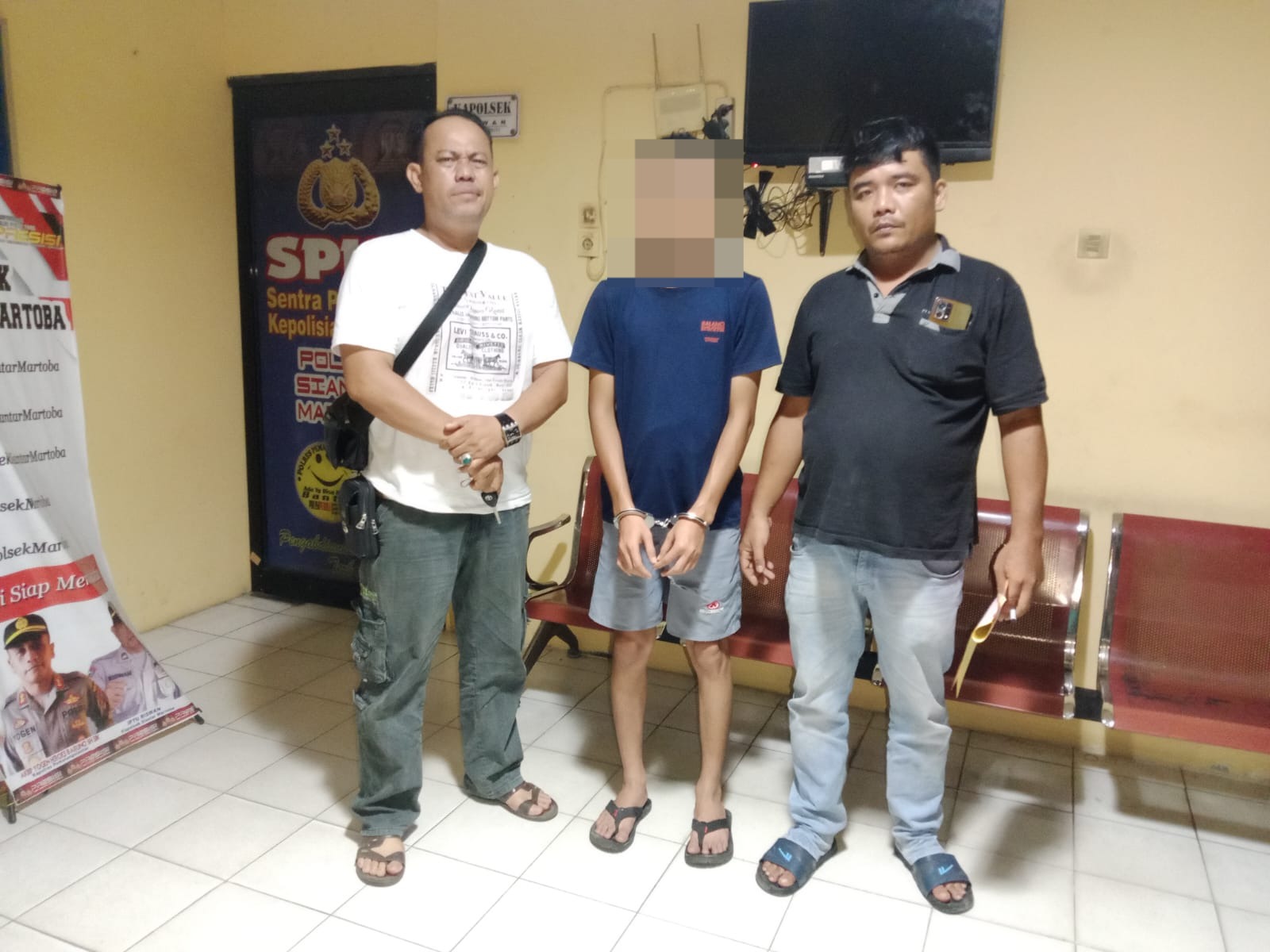 2 Dari 9 Pelaku Penganiayaan Waitres Cafe Diamankan Polsek Siantar Martoba 2 Dari 9 Pelaku Penganiayaan Waitres Cafe Diamankan Polsek Siantar Martoba