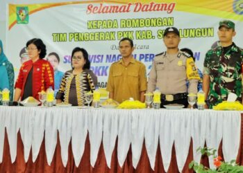 TP PKK Kabupaten Simalungun Lakukan Supervisi di Nagori Naga Jaya I
