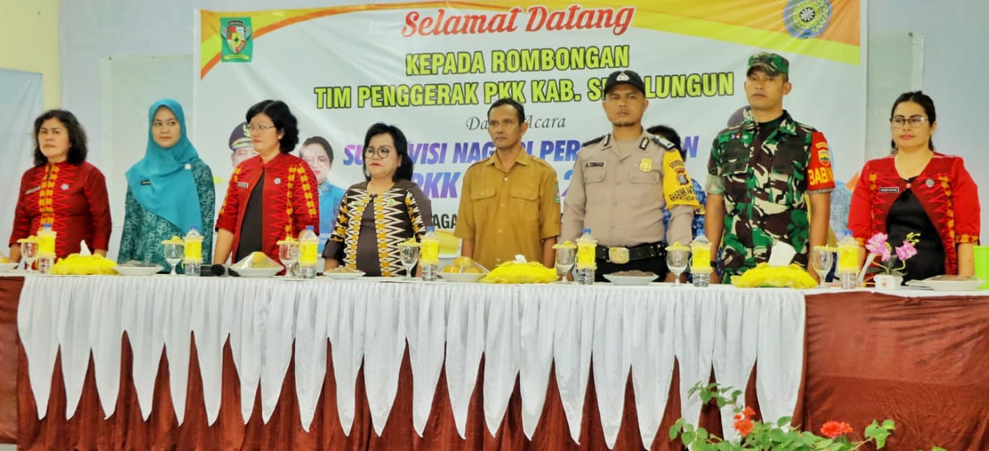 TP PKK Kabupaten Simalungun Lakukan Supervisi di Nagori Naga Jaya I