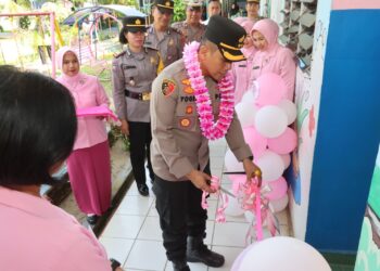 Kapolres Pematangsiantar Resmikan Renovasi Kamar Mandi Tk Kemala Bhayangkari 06 