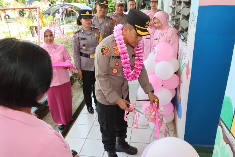 Kapolres Pematangsiantar Resmikan Renovasi Kamar Mandi Tk Kemala Bhayangkari 06 