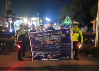 Satlantas Polres Pematangsiantar Gencar Sosialisasikan Ops Keselamatan Toba 2024