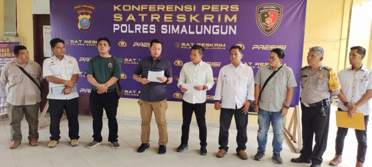 Konferensi Pers Polres Simalungun,  Truk Bermuatan Kayu Adalah Legal dan Memiliki