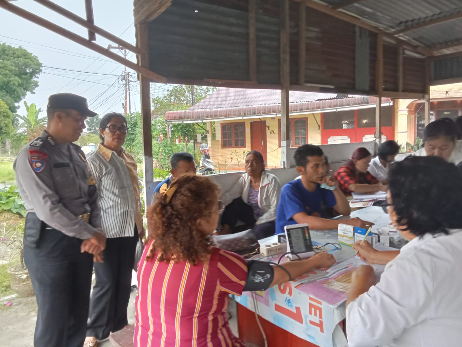 Bhabinkamtibmas Sukamaju Hadiri Pos Bindu Bhabinkamtibmas Sukamaju Hadiri Pos Bindu