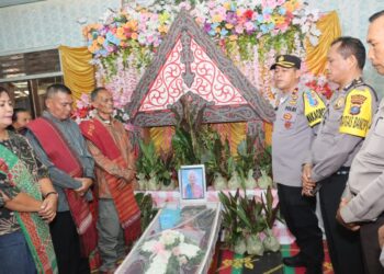 Polres Pematangsiantar Berbelasungkawa Meninggalnya Orangtua dari Kasubbag Bin Ops Bag Ops AKP Hariono Manurung