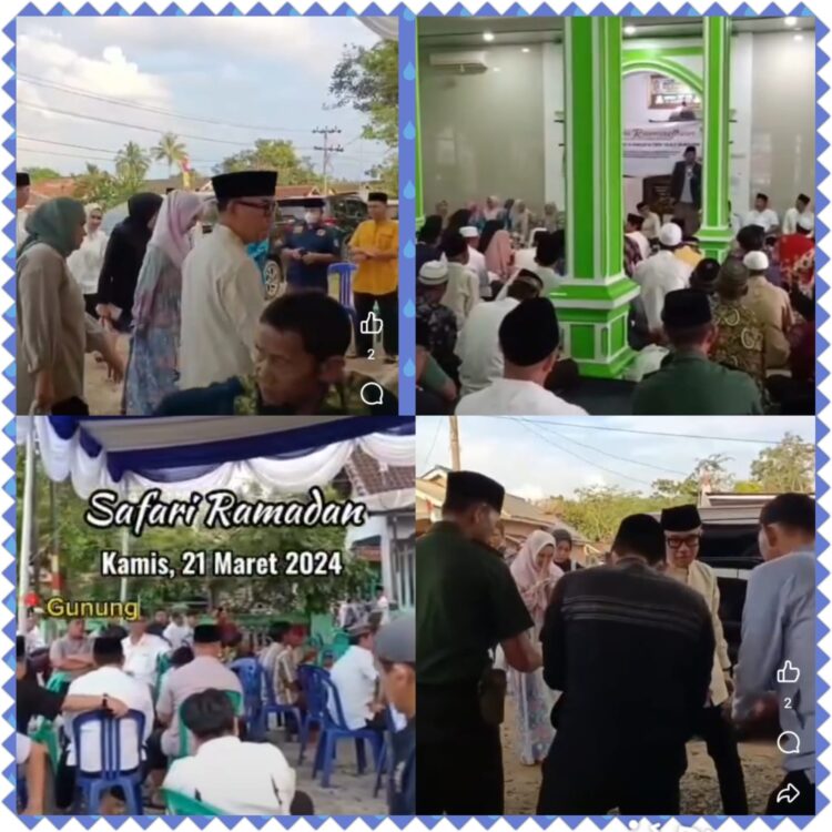 Dipimpin Bupati Way Kanan, Tim Safari Ramadhan Berkunjung Ke Kecamatan Gunung Labuhan