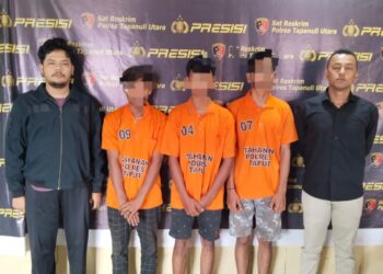 3 Pencuri Kotak Infaq Mesjid di Taput Ditangkap Polisi