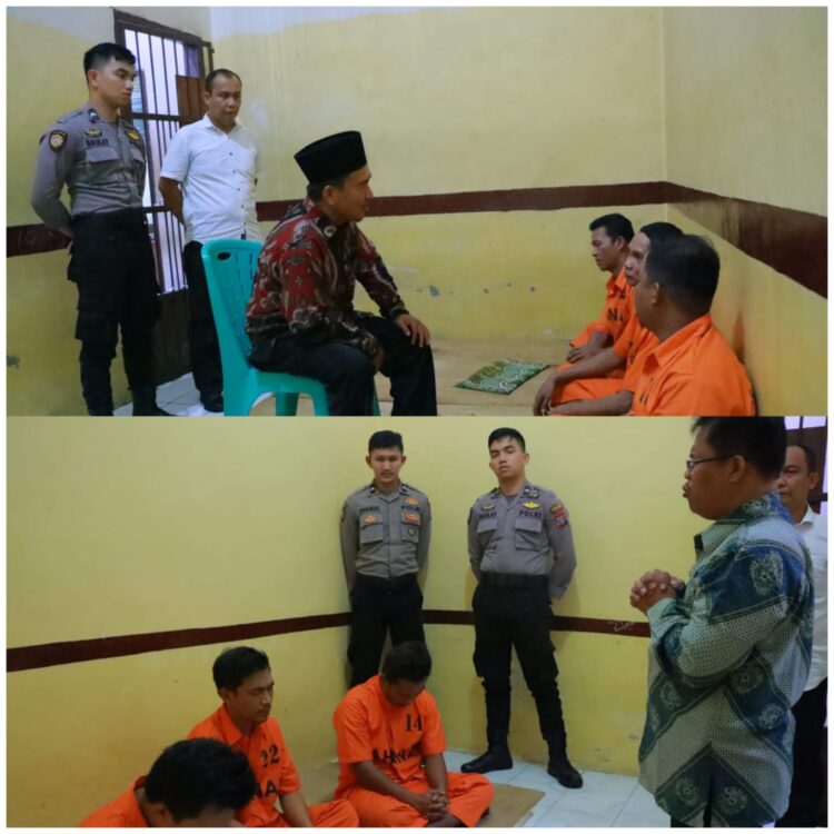 Tahanan Polres Sibolga Dibekali Bimbingan Rohani Tahanan Polres Sibolga Dibekali Bimbingan Rohani