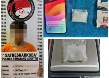 Miliki Shabu 5,24 Gram, Pemuda 19 Tahun Diringkus Polres Pematangsiantar dari Jalan Sipahutar