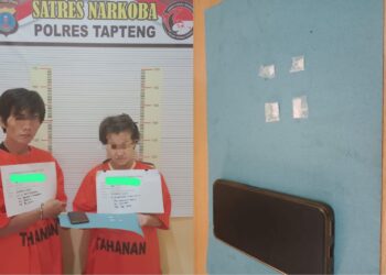 Polres Tapteng Ungkap Peredaran Sabu, 2 Warga Diciduk