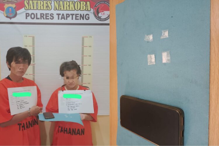 Polres Tapteng Ungkap Peredaran Sabu, 2 Warga Diciduk