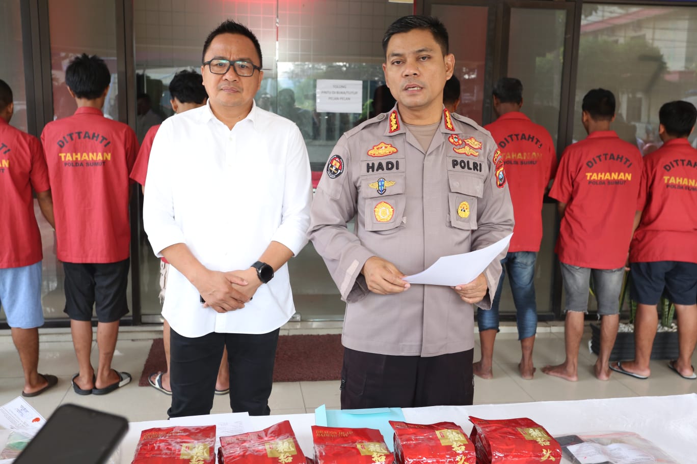 Polda Sumut Tuntut Mati 22 Pengedar Narkoba dan Sita Barang Bukti 1,3 Ton