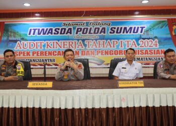 Kapolres Pematangsiantar Sambut Kunjungan Itwasda Polda Sumut Dalam Rangka Audit Kinerja Tahap II TA 2024