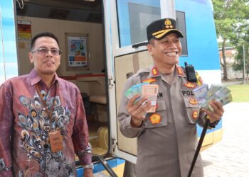 Kapolres Pematangsiantar Hadiri Pembukaan Layanan Penukaran Terpadu Serambi 2024