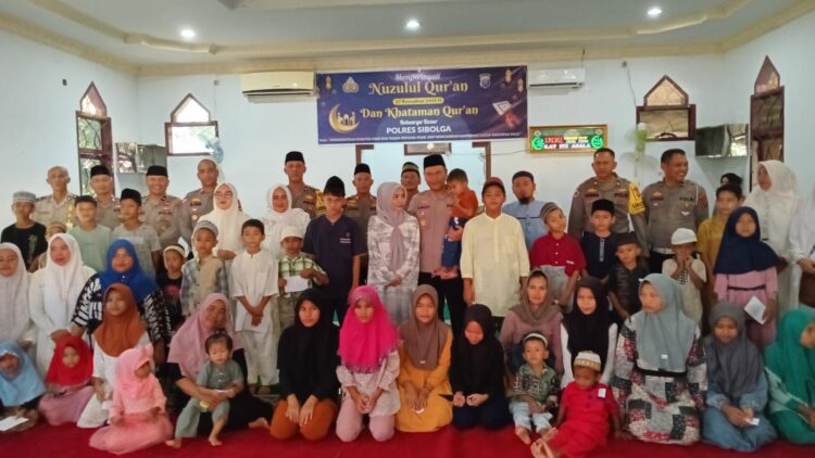 Di Bulan Ramadhan, Polres Sibolga Santuni Anak Yatim