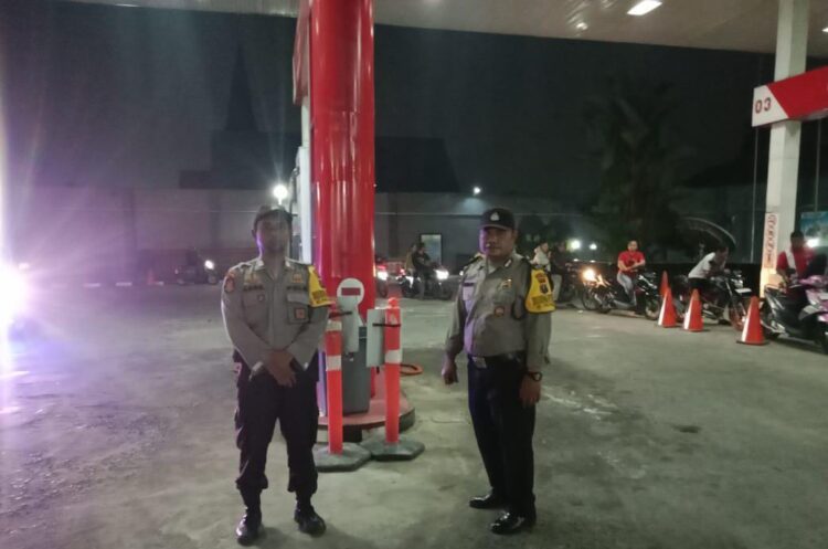 Cegah Kecurangan BBM, Polres pematangsiantar Monitoring Pengisian BBM di SPBU 