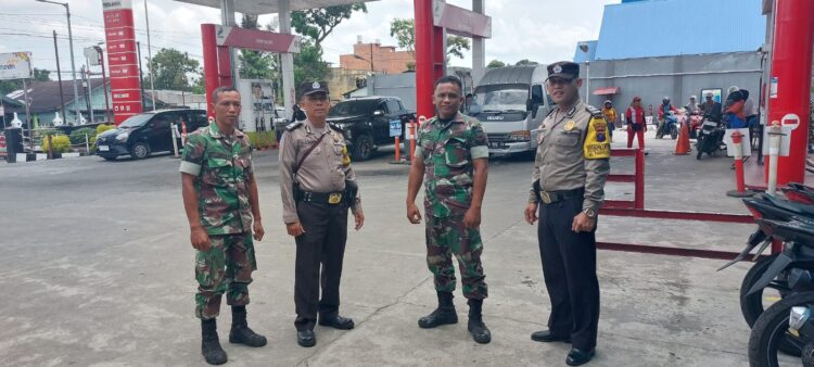 Cegah Kecurangan Pengisian BBM, Polres Pematangsiantar Intensifkan Patroli Dialogis ke SPBU 